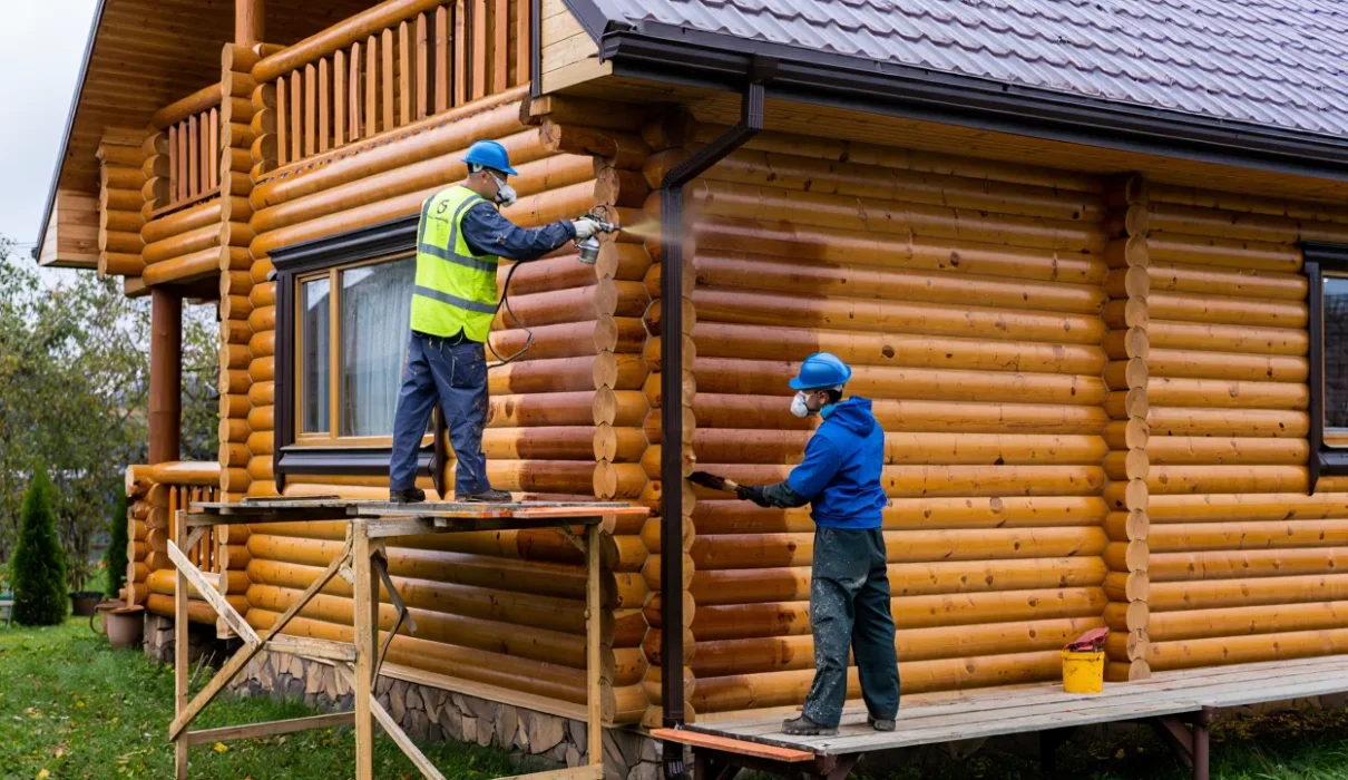 impregnacja drewnianego domu